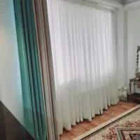پرده کاملا سالم دوطرف پانج به همراه میل پرده|پرده، رانر، رومیزی|سیاهکل, |دیوار