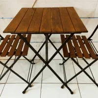 میز و صندلی چوبی|کافی‌شاپ و رستوران|کهنوج, |دیوار