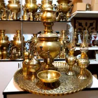 hfd سماور ذغالی برقی hg برنجی مسی گازی زغالی|سماور، چای‌ساز، قهوه‌ساز|اصفهان, دستگرده|دیوار