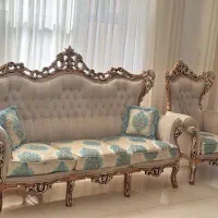 مبل کلاسیک ۹ نفره بسیار تمیز