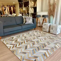 فرش پوست تکه دوزی از پوست طبیعی(کلاژ)|فرش|تهران, مولوی|دیوار