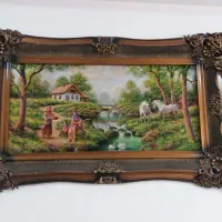 تابلو فرش طبیعت