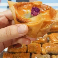 آموزش کیک خامه ای وباقلوا