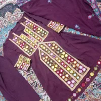 لباس بلوچی آیینه کاری