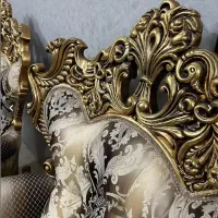 مبل ۷نفره استیل(سلطنتی)|مبلمان خانگی و میز عسلی|یزد, |دیوار