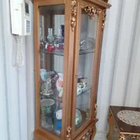 بوفه چوب کار دست استادکار|بوفه، ویترین، کنسول|زنجان, |دیوار