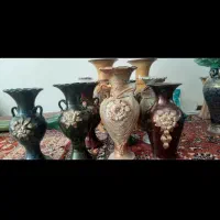 گلدان سفالی|گل مصنوعی|اصفهان, ملک‌شهر|دیوار