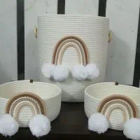 ست ۴ تکه قیطانی سیسمونی با طرح خرگوش و تدی