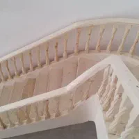 اجرای پله گرد.پله دوبلکس چوبی|خدمات پیشه و مهارت|شیراز, زرهی|دیوار