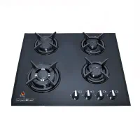 گاز ۴ شعله صفحه ای ایلیا استیل آکبند