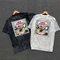 تیشرت طرح قهوه کافی کافه باریستا نخی مردانه زنانه|لباس|اصفهان, همتآباد|دیوار