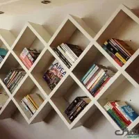 کتابخانه|کتابخانه، شلف، قفسه‌های دیواری|ارومیه, |دیوار