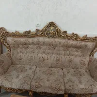 مبل سلطنتی ۹نفره  فروش بدلیل تغییر دکوراسیون