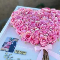 قاب گل جاودان|تابلو، نقاشی، عکس|خرمآباد, |دیوار