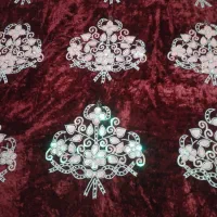 روتختی قدیمی  مخمل تمام پولک منجوق کاردست درحدنو|سرویس روتختی|اصفهان, ارغوانیه|دیوار