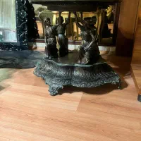 برنز کنار سالنی اصل مارک دار با ۵ تندیس|مجسمه، تندیس، ماکت|تهران, اختیاریه|دیوار