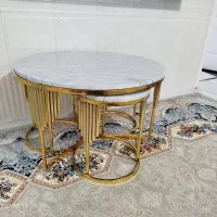 میز جلو مبلی و سه تا عسلی مدل پیانویی