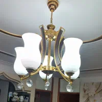 لوستر پنج شاخه ویک  حباب