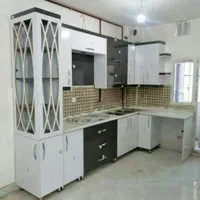 کمددیواری کابینت ام دی اف کاری نصب درب چوبی|خدمات پیشه و مهارت|مشهد, رسالت|دیوار