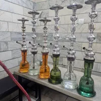 قلیون خوانسار و برگ و میوه ای قهوه خانه ای