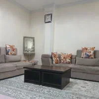 راحتی۶نفره روکش ترک-میز وسط و۴عدد عسلی سالم و تمیز|مبلمان خانگی و میز عسلی|تهران, شهران جنوبی|دیوار