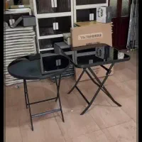 صندلی پلاستیکی میز سکوریت فرم آلومینیوم تاشو|میز و صندلی غذاخوری|تهران, خرمشهر|دیوار