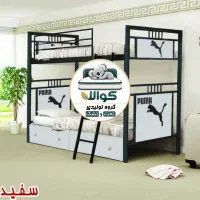 تخت خواب دو طبقه پوما (تختخواب ۲دوطبقه) تشک