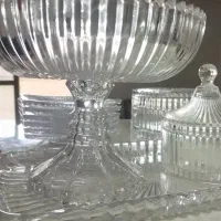 پارچ و لیوان کریستال|ظروف سرو و پذیرایی|شیراز, شهرک سراج‎|دیوار
