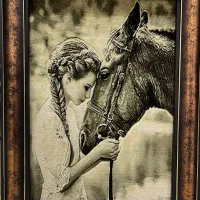 تابلو فرش دستبافت ابریشم/کار خاص برای سلیقه ی خاص|تابلو فرش|رباط‌کریم, کیکاور|دیوار