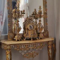 اینعه وشمعدان برنز