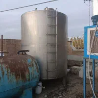 چند عدد۰مخزن۰استیل*شوینده لبنیات/پروسس میکسر تانکر
