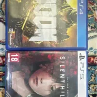 فروش بازی ps5silent hill f و doom2016ps4