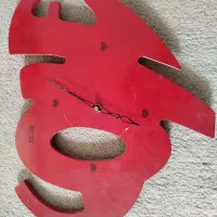 ساعت دیواری طرح love|ساعت دیواری و تزئینی|شاهین‌شهر, شهرک منازل چوبی|دیوار