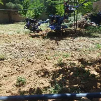 تیلر زدن باغ سم پاشی  چال کود و....