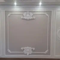 گچبری پیشساخته قاب بندی دیوار ، ،گچبری دستی|خدمات پیشه و مهارت|تهران, شمیراننو|دیوار