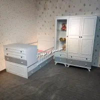 سرویس خواب‌ کمد کودک تخت نوزاد