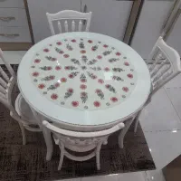 میز ناهار خوری ۴ نفره|میز و صندلی غذاخوری|گرمدره, |دیوار
