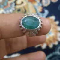 انگشتر زمرد پنجشیر اصلی زیبا