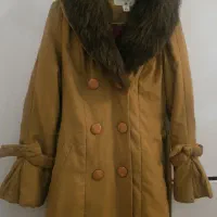 پالتو زنانه سایز ۳۸ ۴۰ کاراملی رنگ کاملا نو