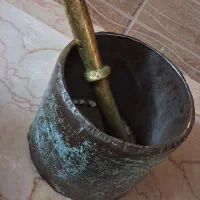 دسته هاونگ برنجی هاونگ آهنی شهرضا عتیقه