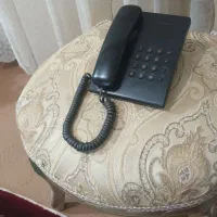 تلفن به رنگ سیاه پاناسونیک سالم