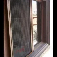 توری درب و پنجره ثابت کشویی پلیسه ریلی|مصالح و تجهیزات ساختمان|شاهرود, |دیوار