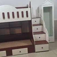تخت کودک و نوجوان دو طبقه