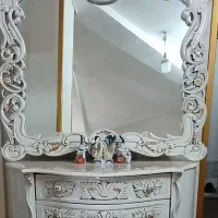 مبل هفت نفره،میز ناهار توری چهار نفره و کنسول|مبلمان خانگی و میز عسلی|قم, شهرک خودرو|دیوار