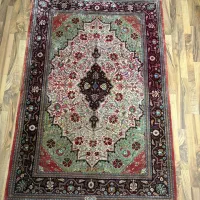 تمام ابریشم ۱۳۵×۲۰۰|فرش|باغستان, |دیوار