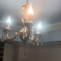 دوعد لوستر سه شاخه ابکاری درجه یک درحد نو