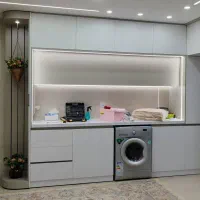 کابینت MDFکمددیواری|خدمات پیشه و مهارت|شهرکرد, |دیوار