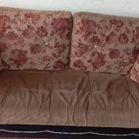 کانپه راحتی با دو مبل تکی همراه ۳ جلو میزی