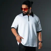 تیشرت مردانه یقه دار نیم زیپ|لباس|کرج, شهرک بنفشه|دیوار