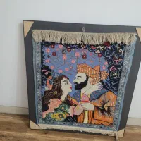 تابلو فرش دستبافت لیلی و مجنون|تابلو فرش|اصفهان, دستگرده|دیوار